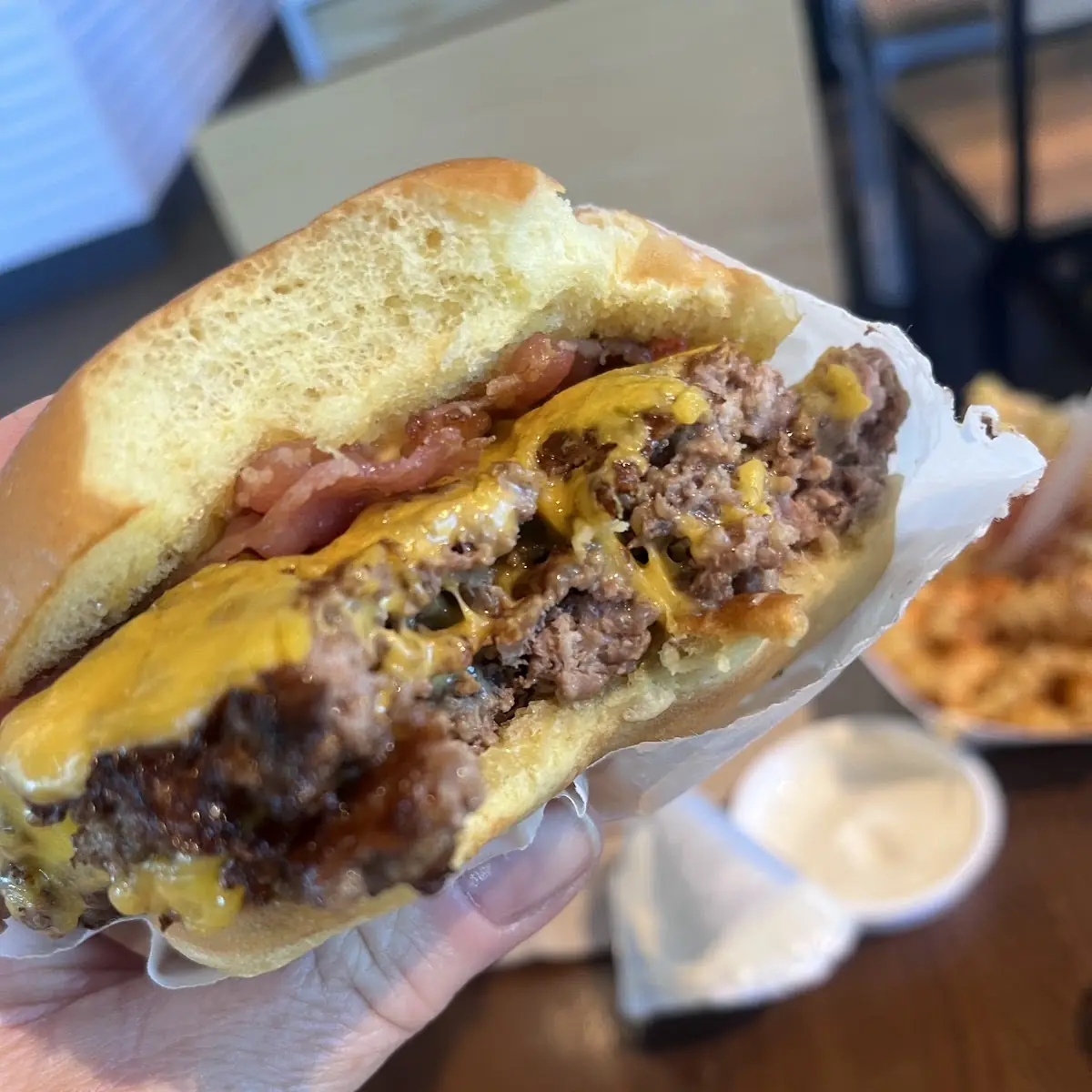 Double Smoke Shack Burger