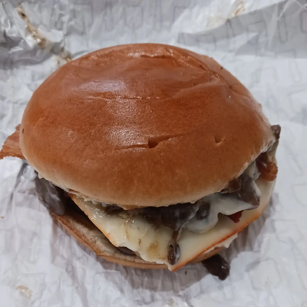 Mushroom Swiss Burger