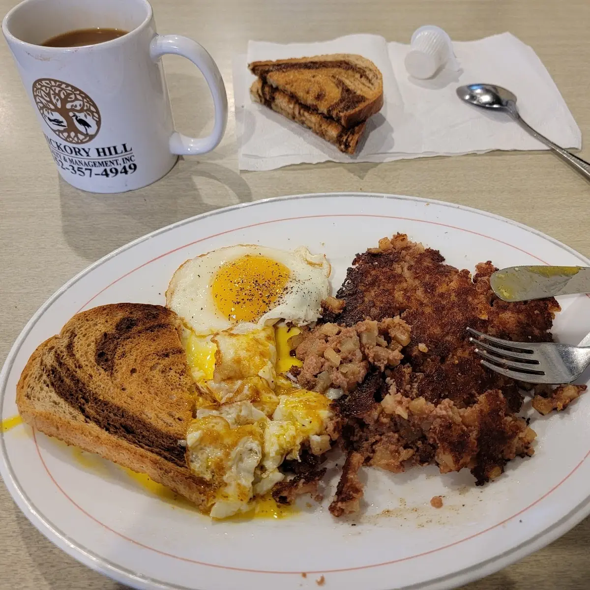 2 Sunny Side Up with Corned Beef Hash