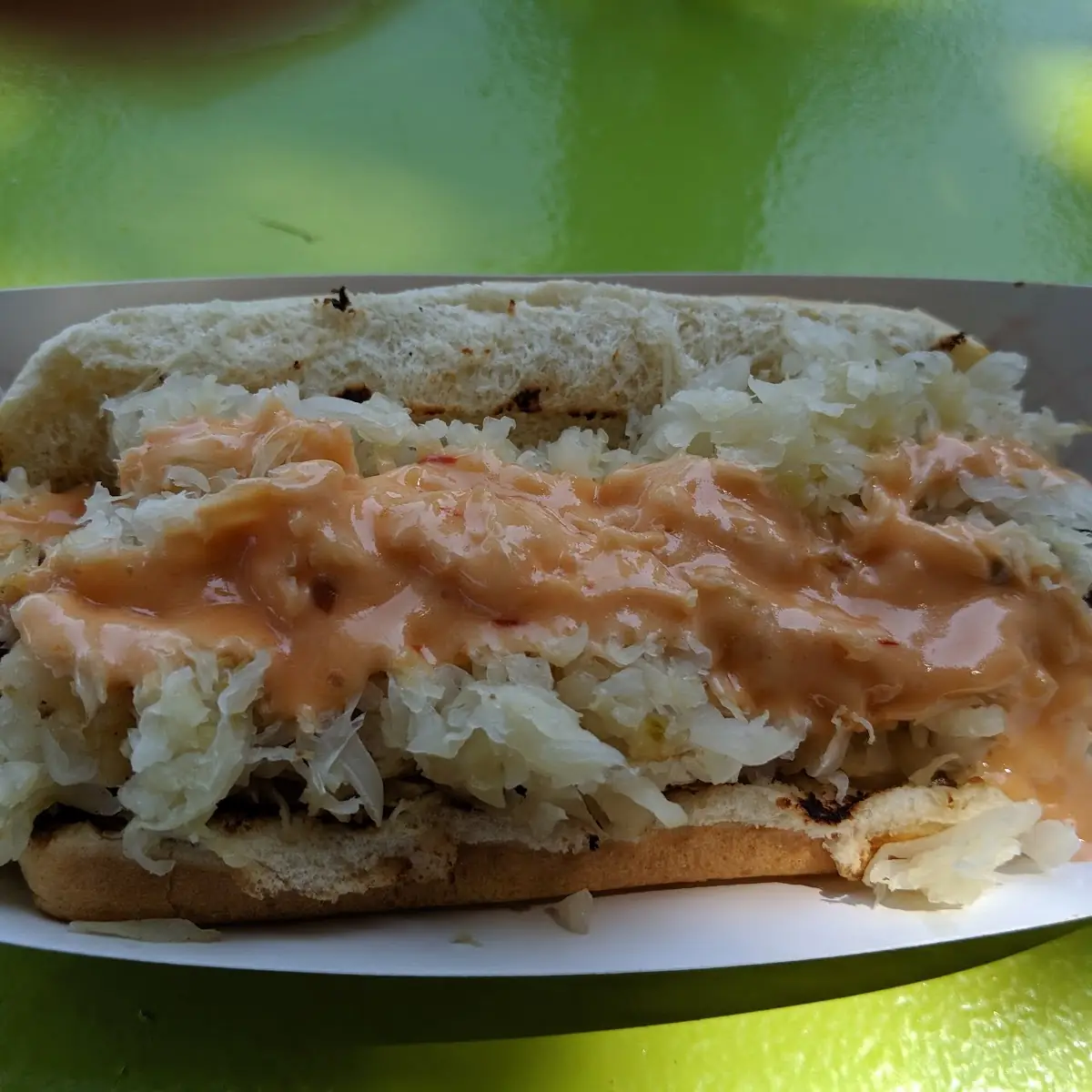 Reuben Hot Dog