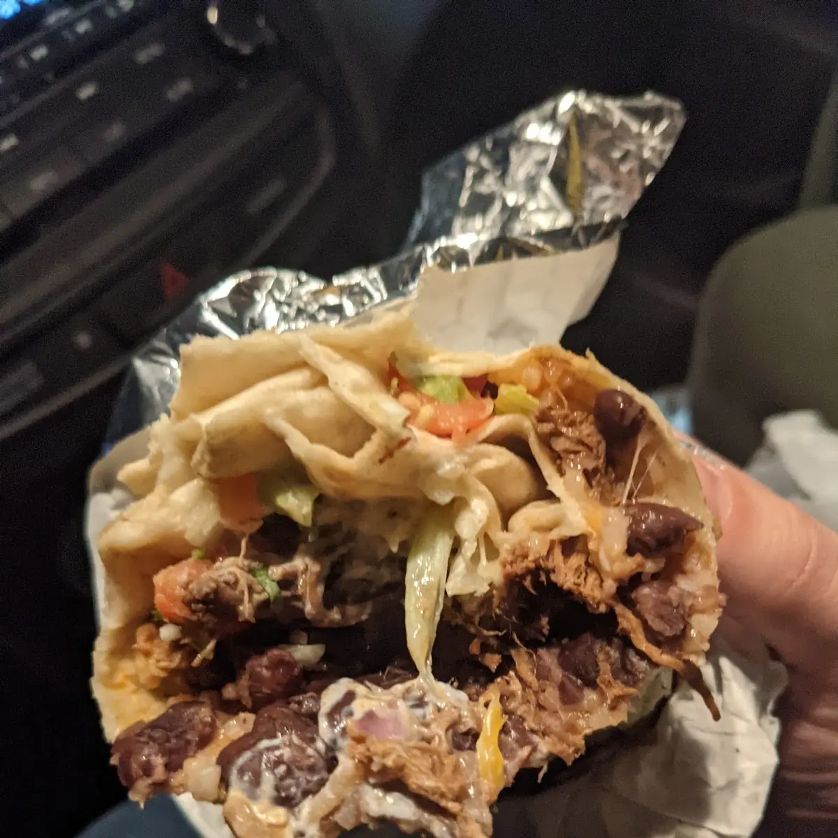 Braised Beef Burrito