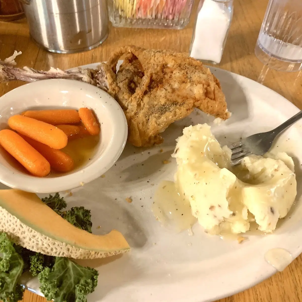 Fried Chicken and Mashed Potatoes
