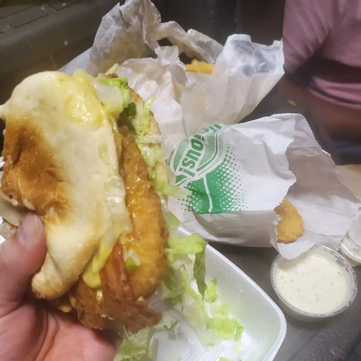 Chicken Burger with Bacon