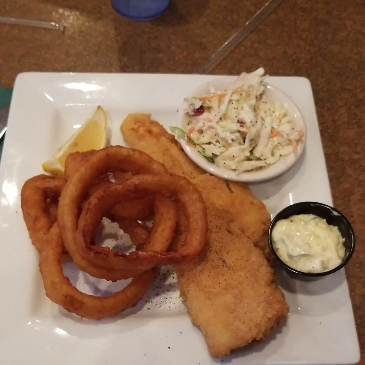 Fish and Onion Rings