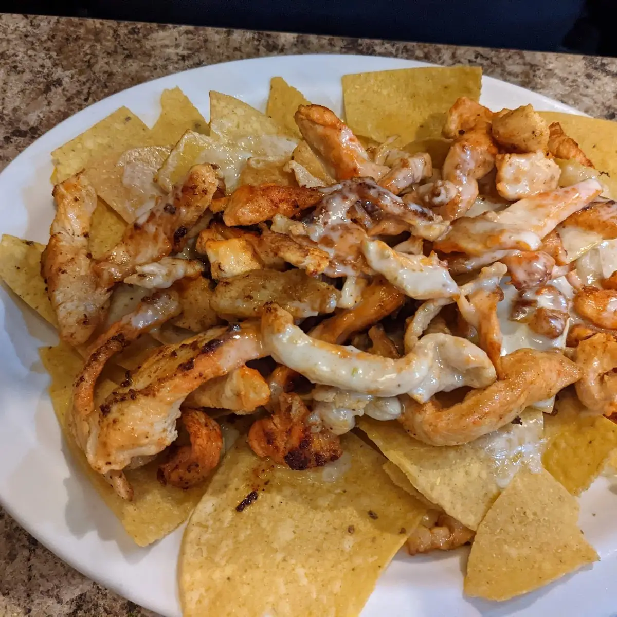 Chicken Fajita Nachos Plain