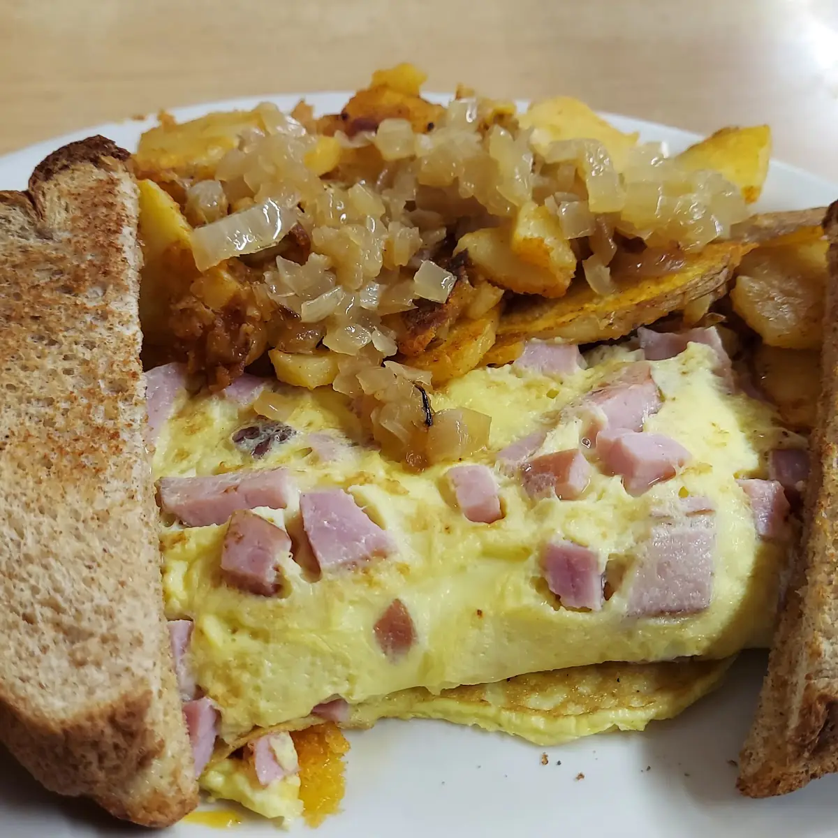 Ham and Cheese Omelette