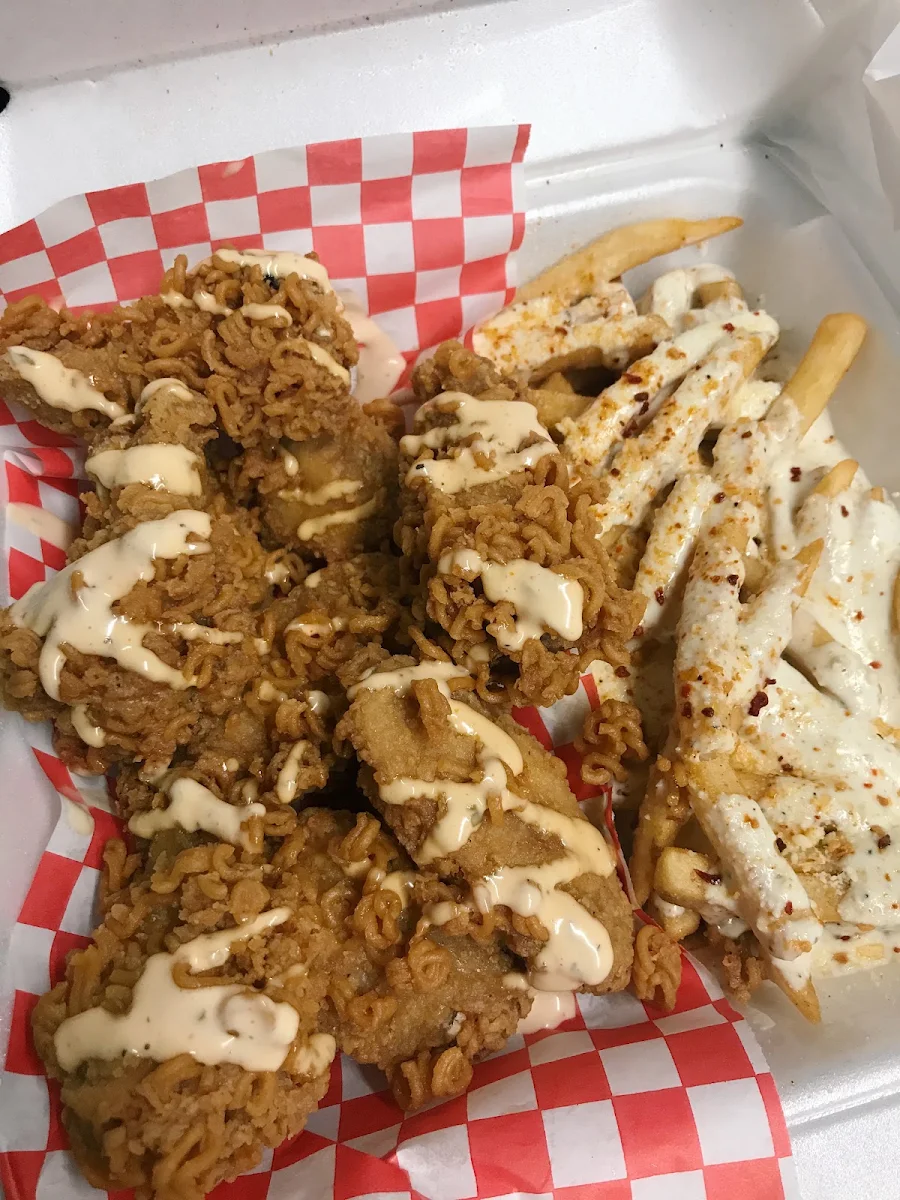Messy Chicken Fries