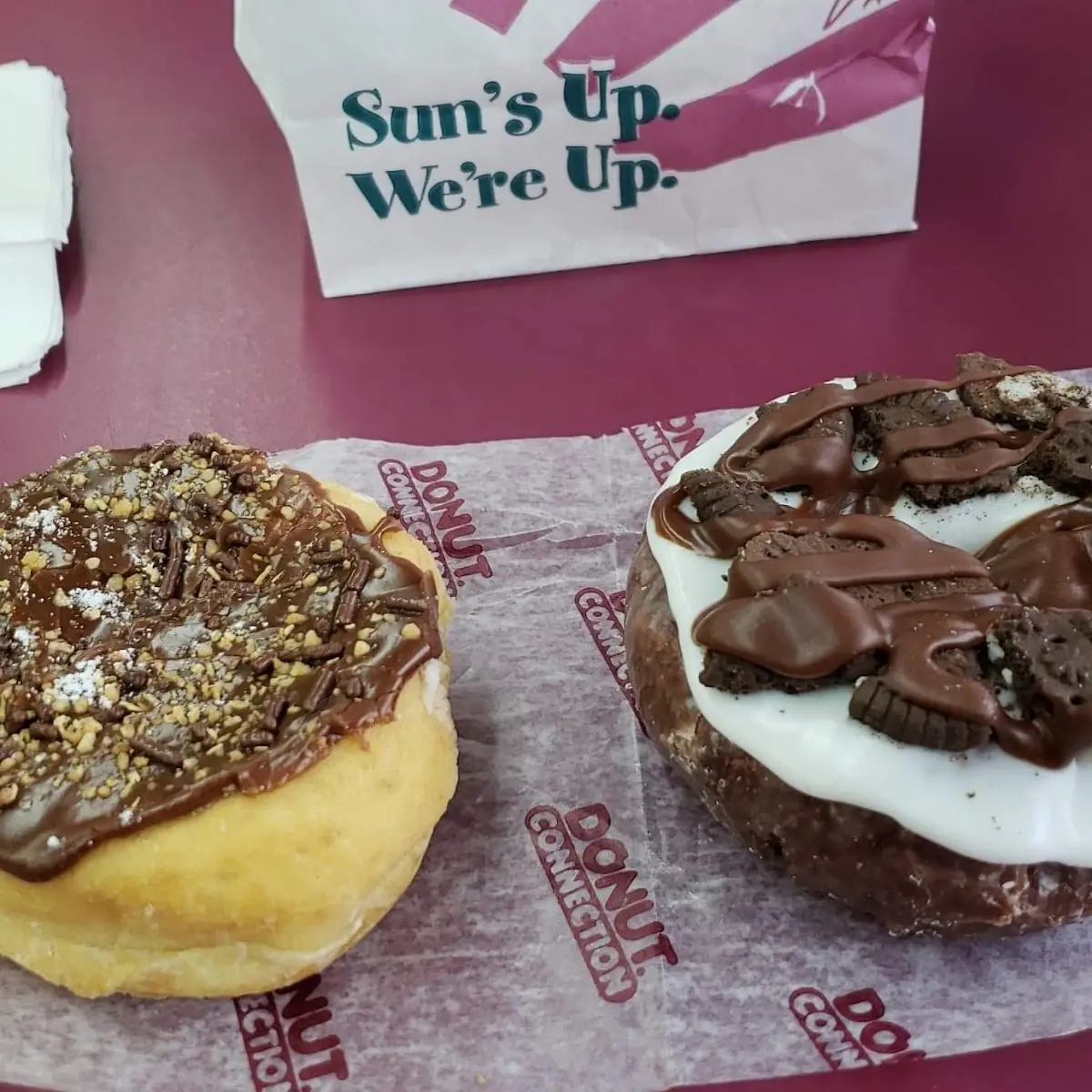 Oreo Donut and Reese's Peanut Butter Donut