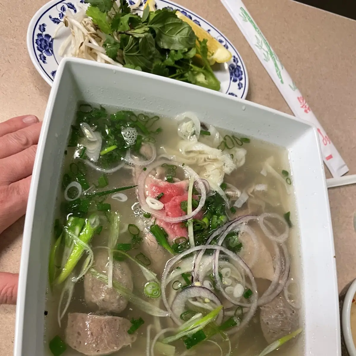 Pho Tai Nam Rare Beef and Brisket