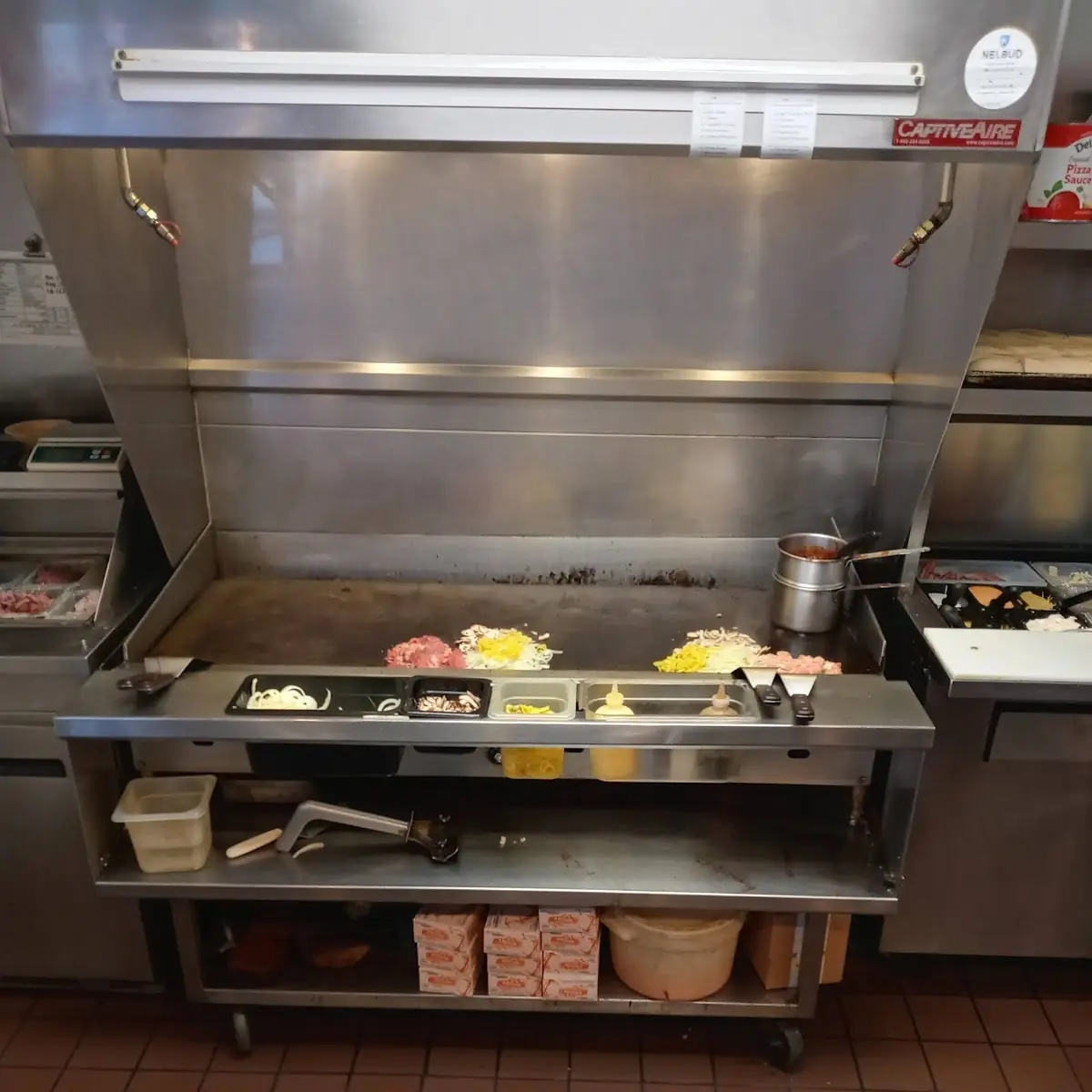 Steak & Chicken Philly Sandwichs