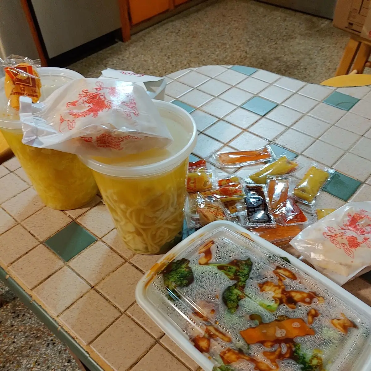 Egg Drop Wonton & Chicken Noodle Soup