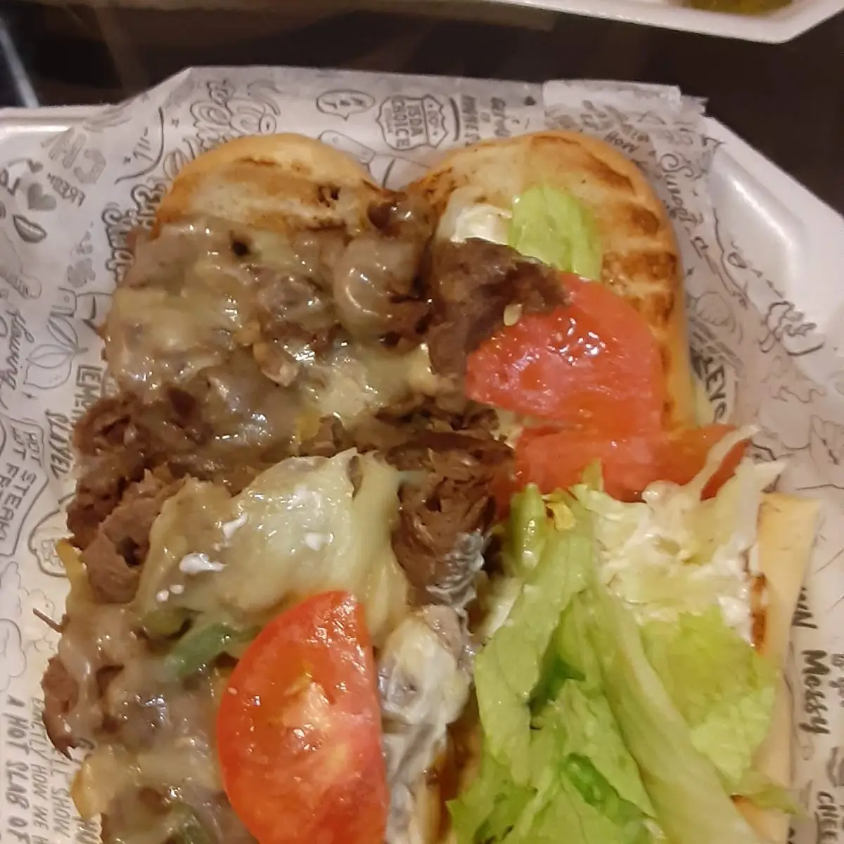 Original Cheese Steak Sandwich