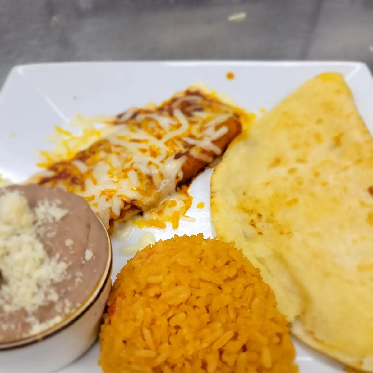 Rice & Refried Beans