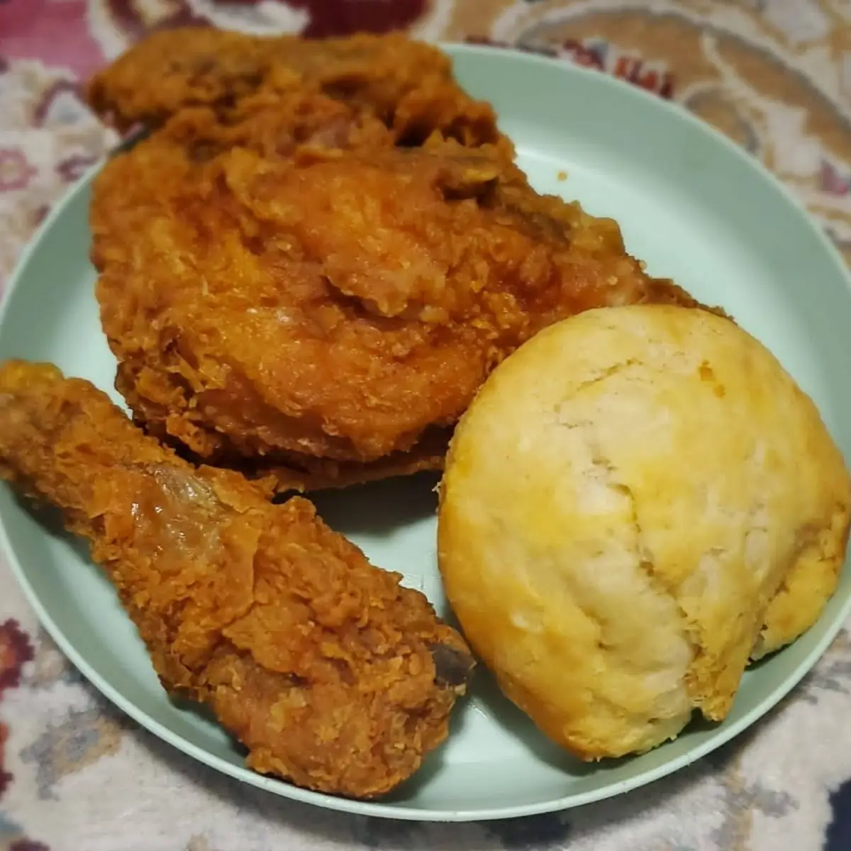 Fried Chicken with Biscuit