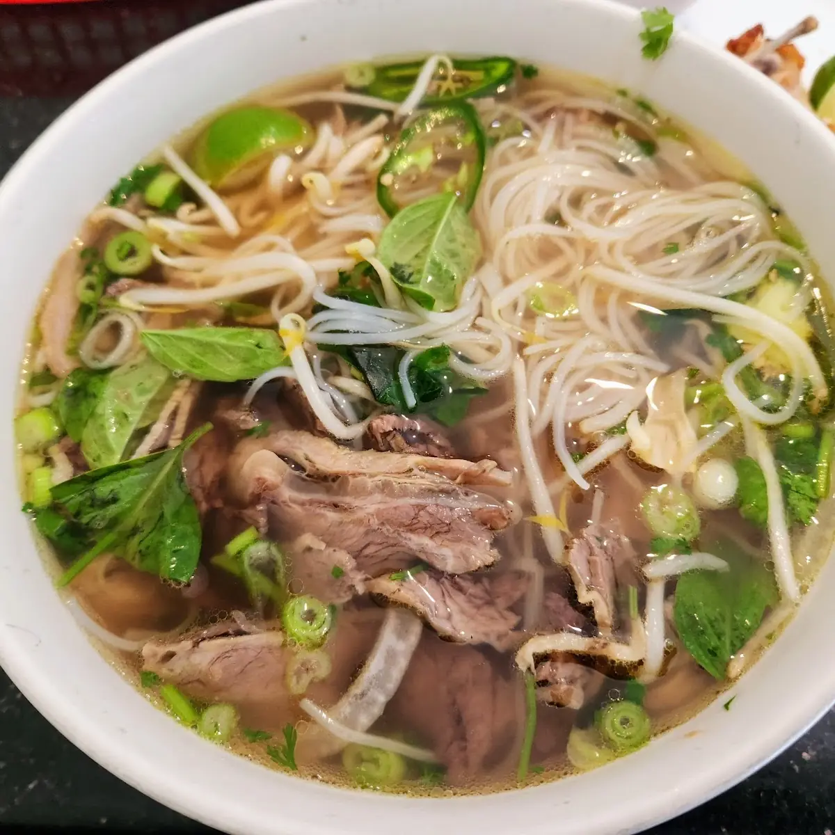 Pho Tai with Beef Ball