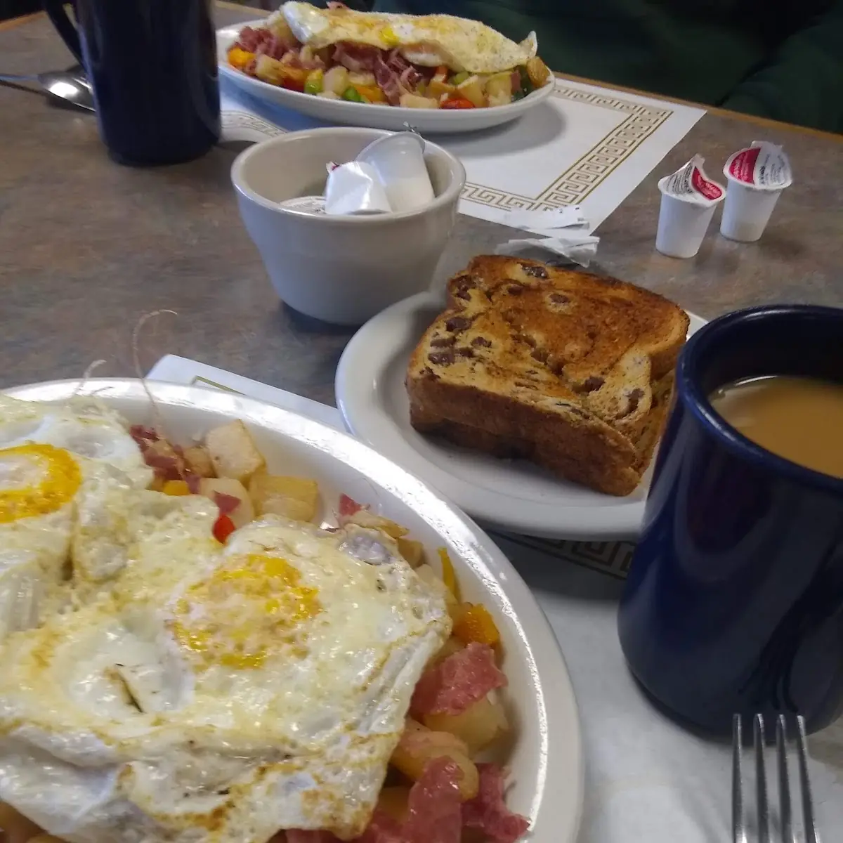 Corned Beef Hash with Overeasy Eggs