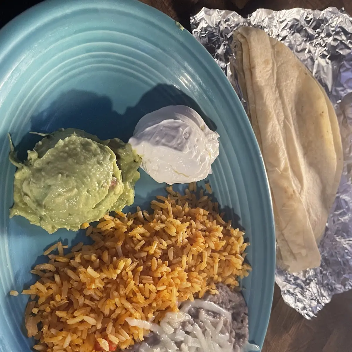 Refried Beans and Rice