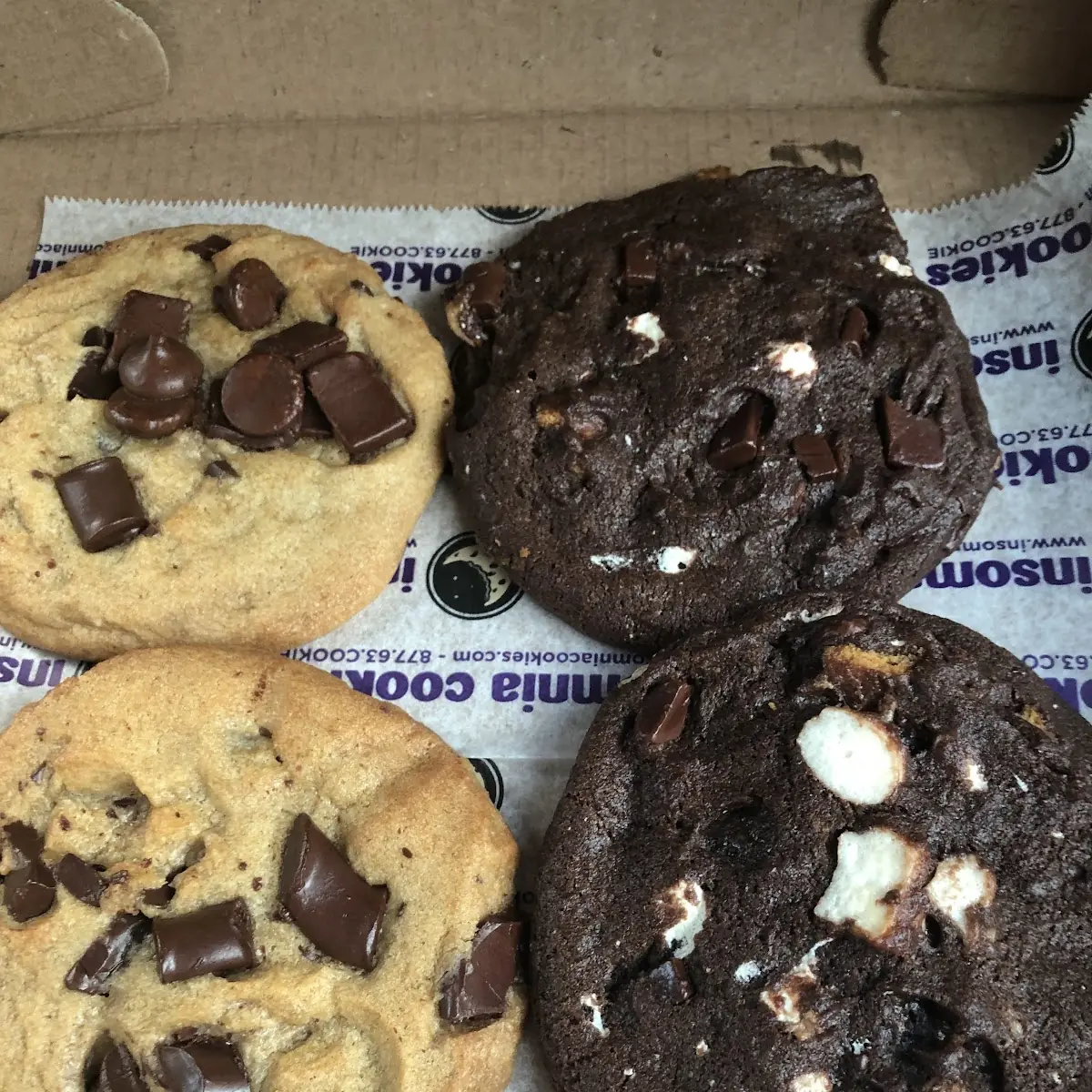 Double Chocolate Chunk Cookie