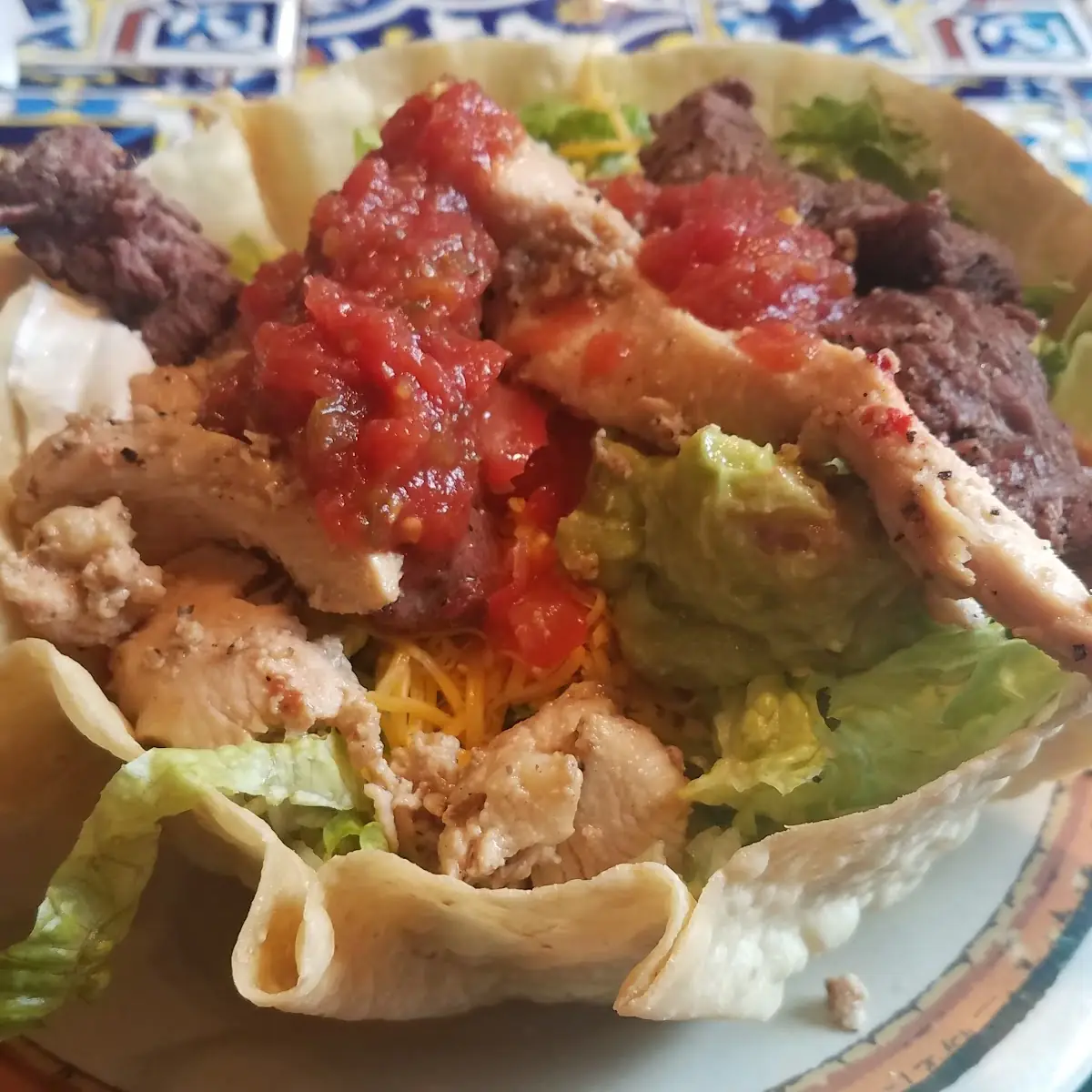 #20 SHREDDED CHICKEN TACO SALAD