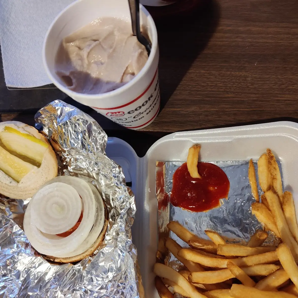 1 4 lbs Cheeseburger Combo