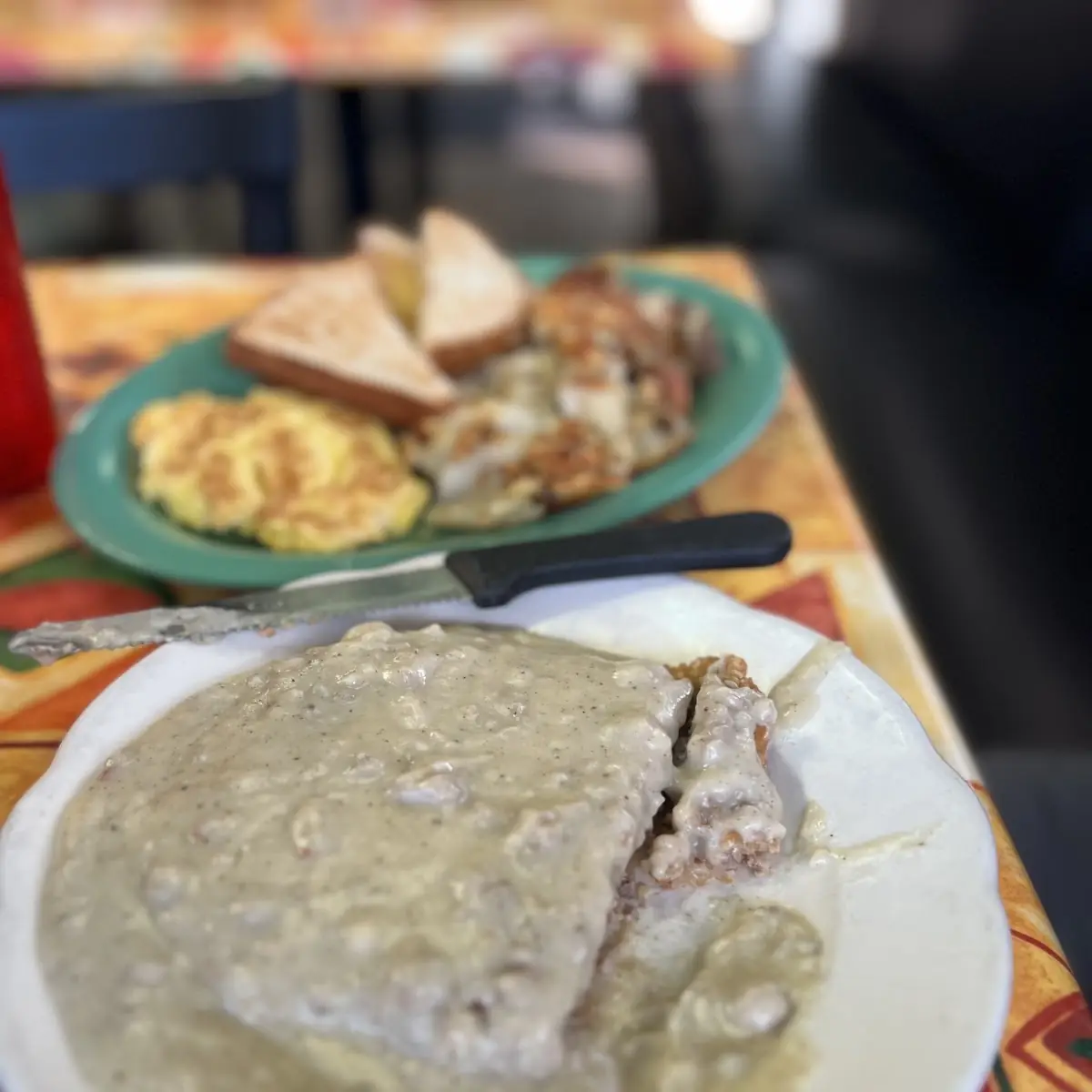 Country Fried Steak and Eggs