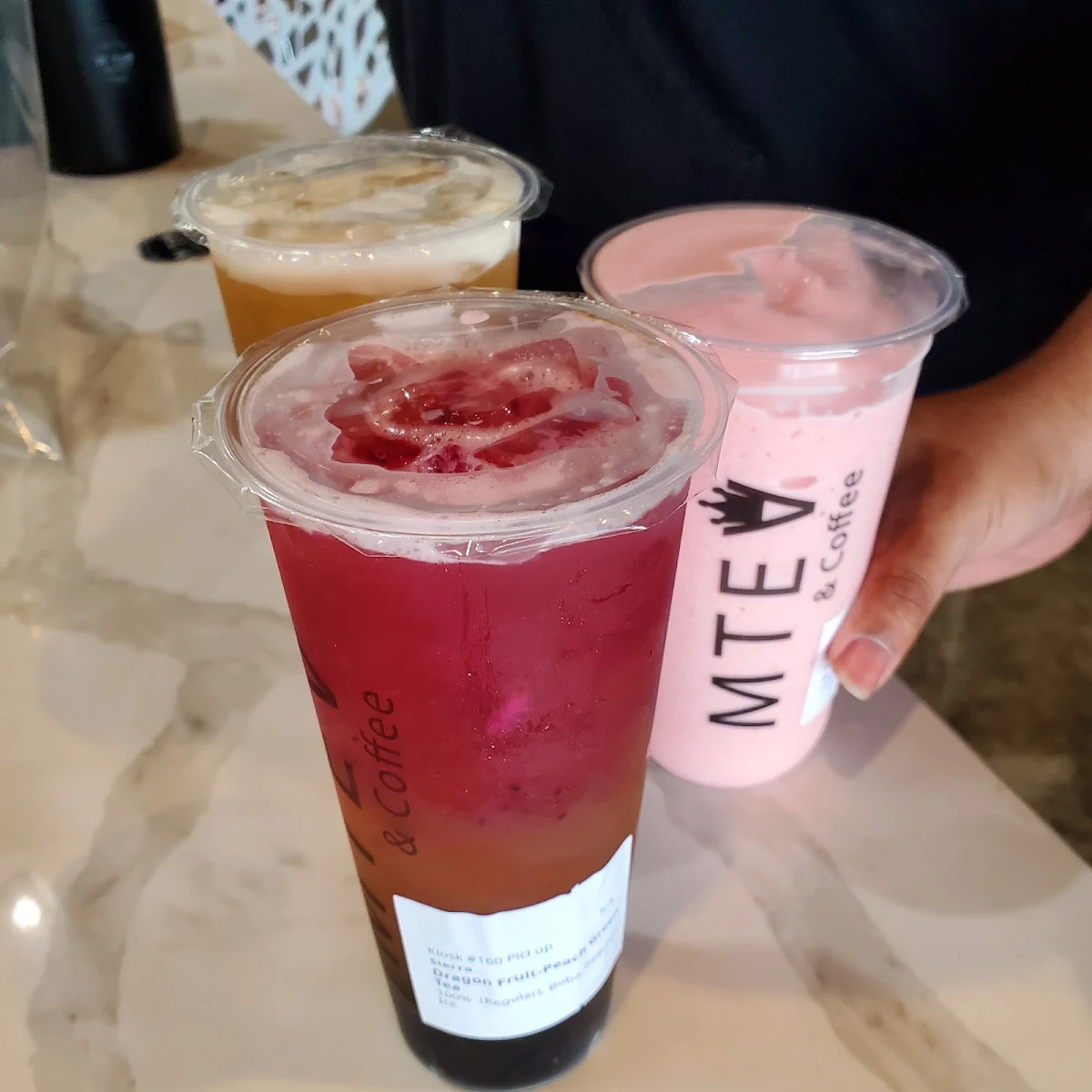 Dragon Fruit-Peach Green Tea Best Seller