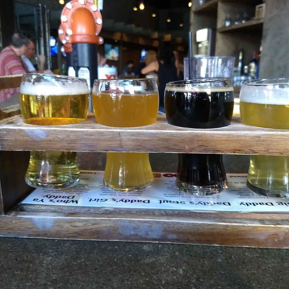 Nacho Daddy Beer Flight