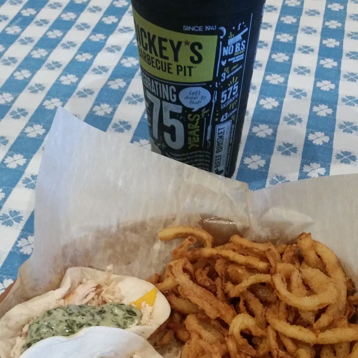 Chicken Tacos and Onion Rings