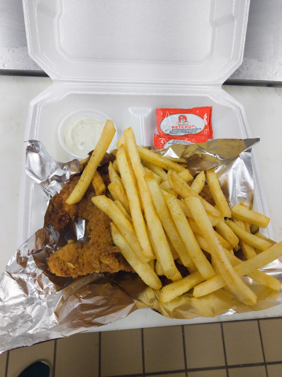 Chicken Tender and Fries