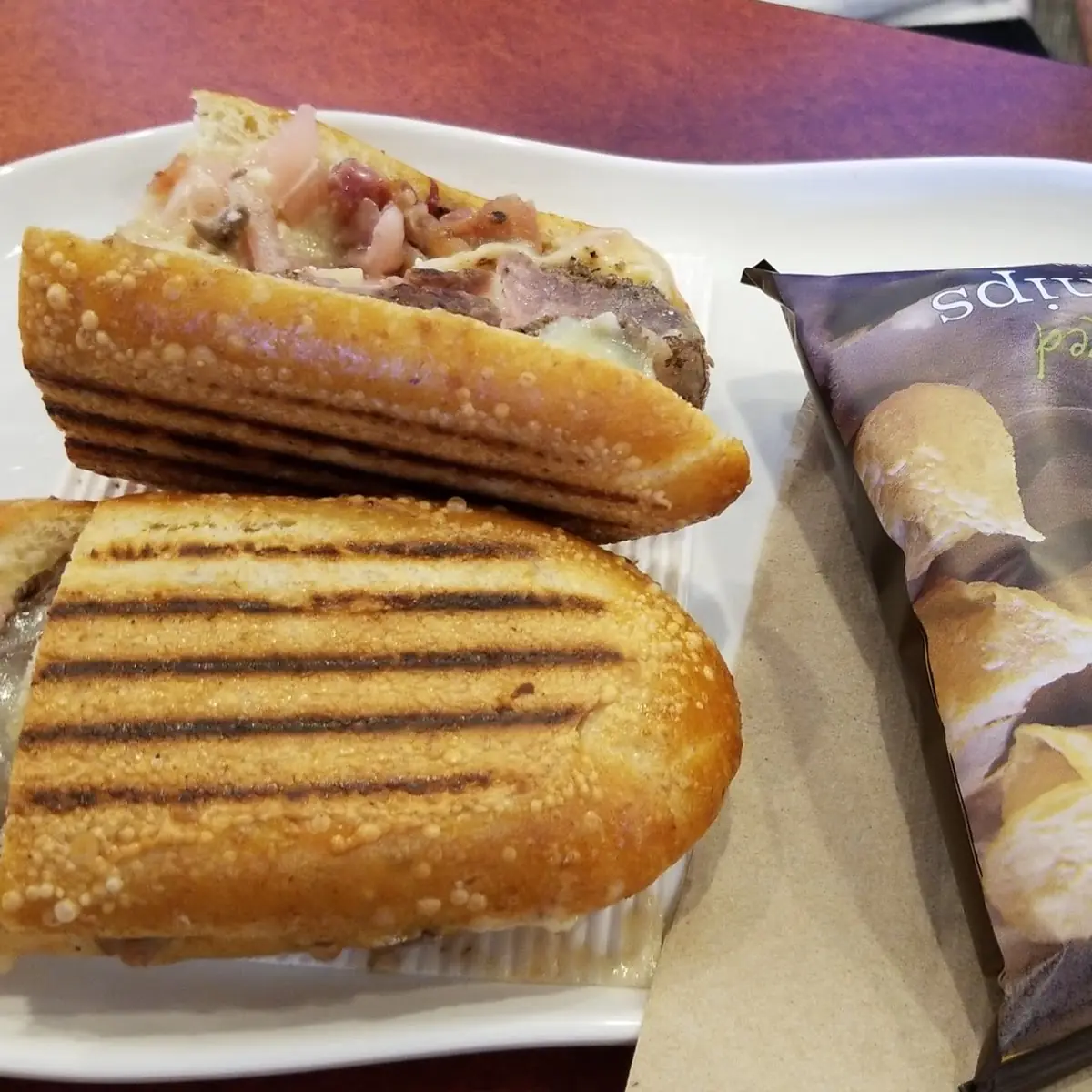 Steak and White Cheddar Panini