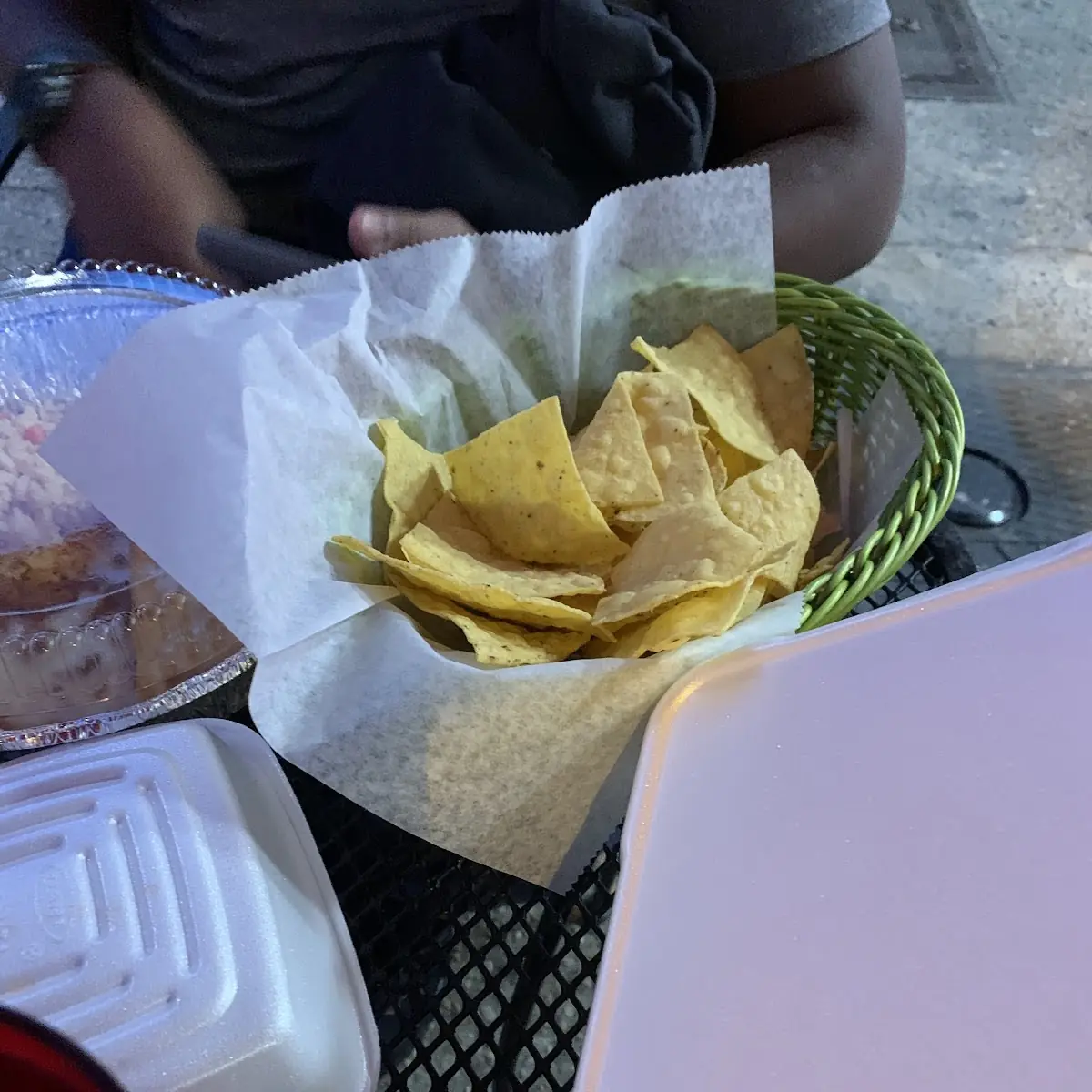 Complimentary Chips and Salsa Verde