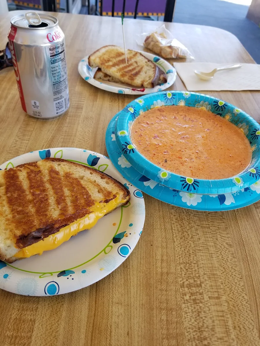 Grilled Cheese with Homemade Tomato Bisque
