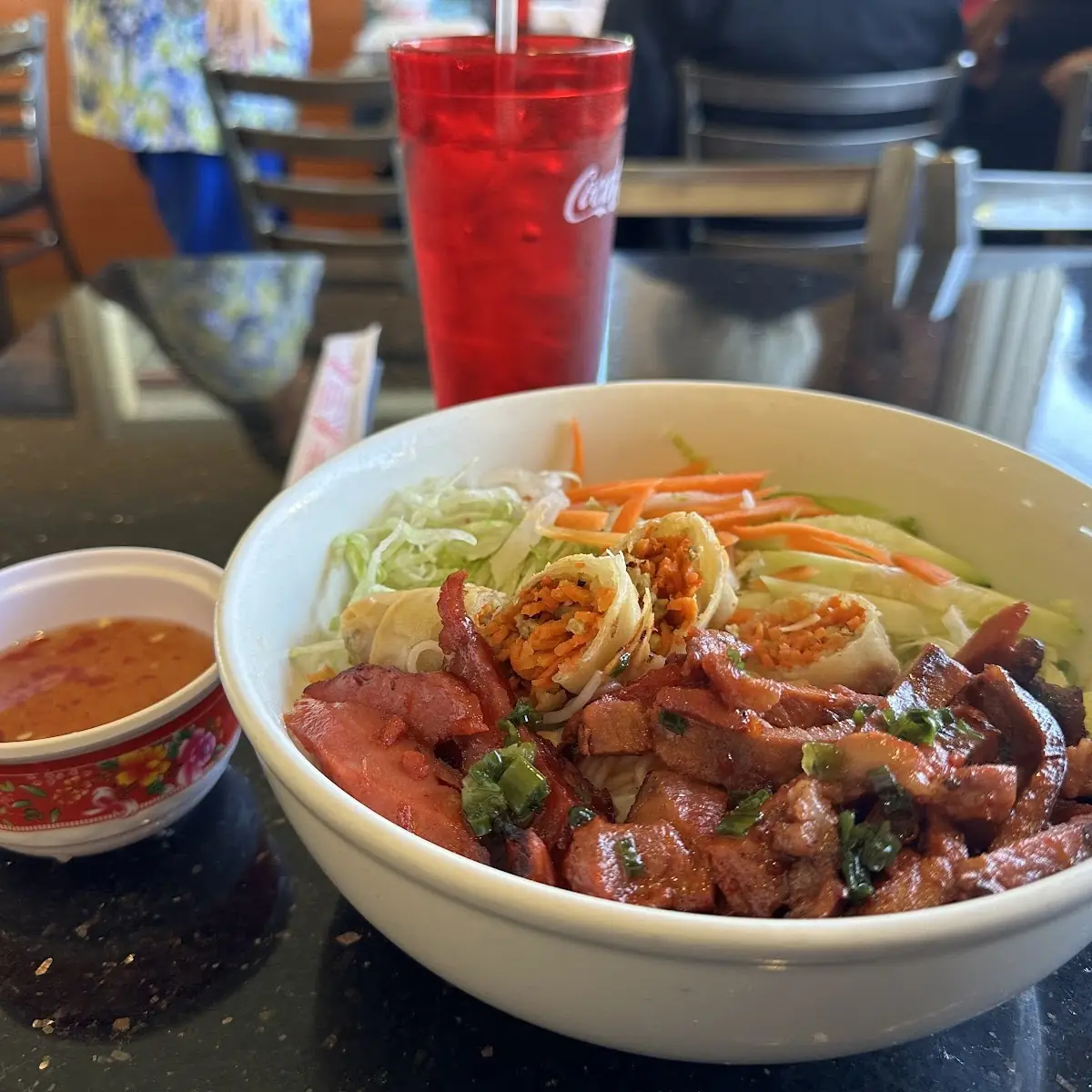 Egg Roll Vermicelli Bowl