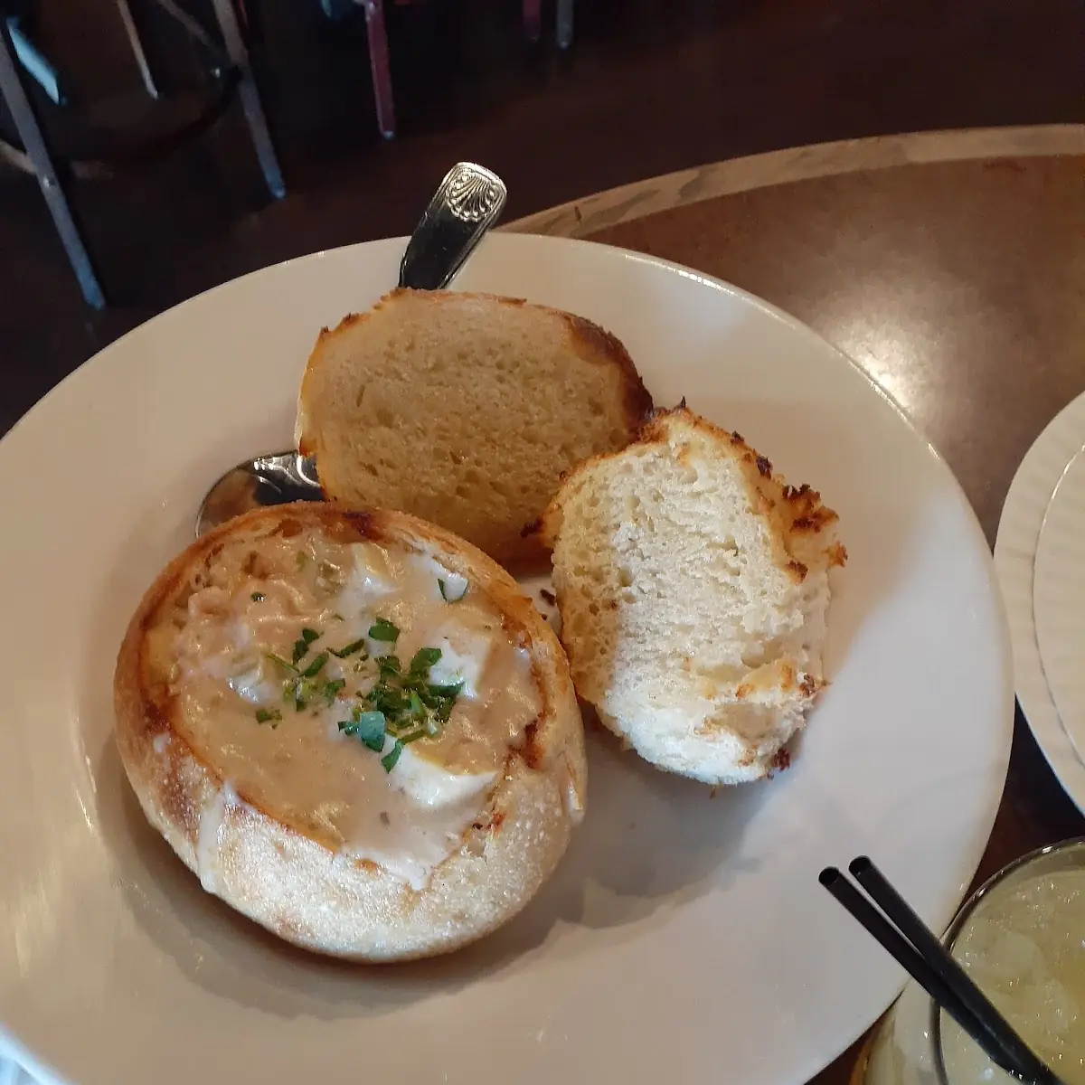 Clam Chowder Sourdough Bread Bowl