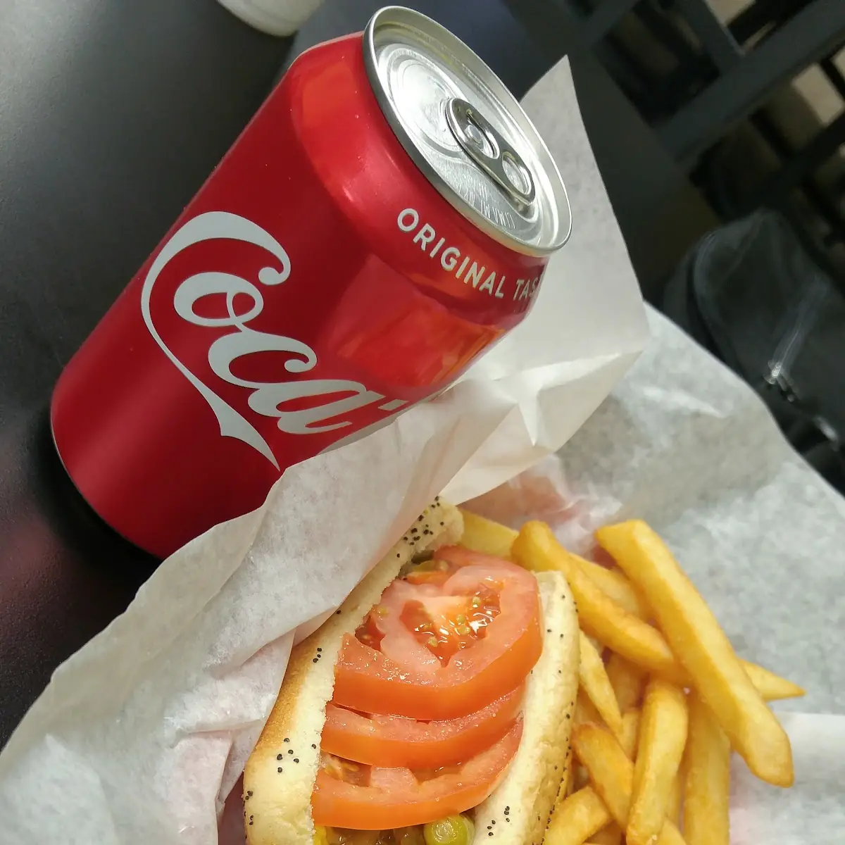 George's Hot Dog with Wisconsin American Cheese