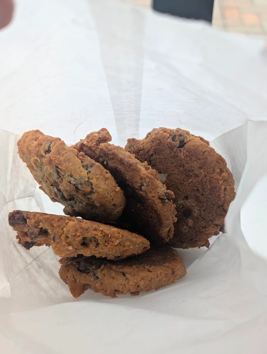 Coconut Macadamian and Chocolate Chip Cookies