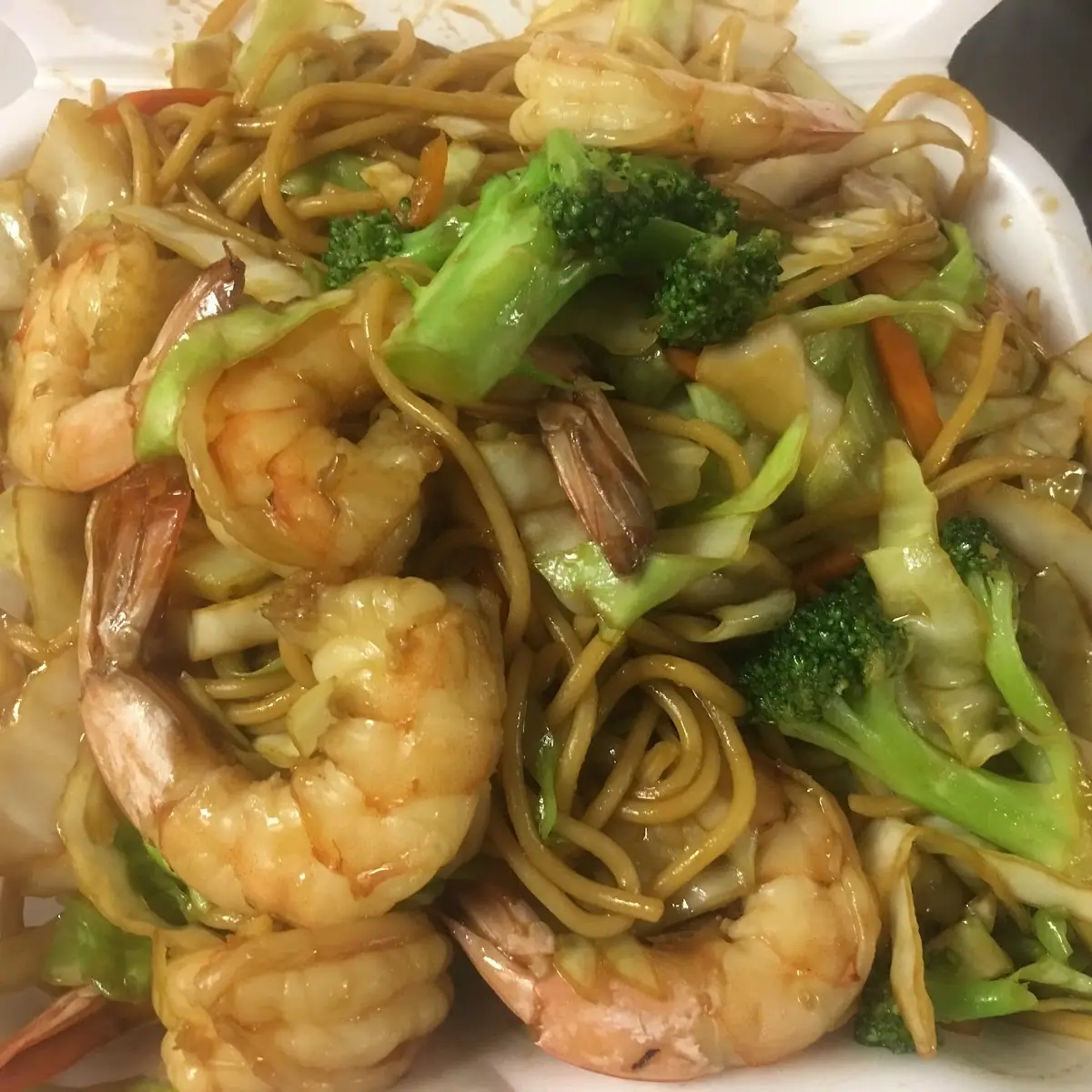 Chow Mein Camarones