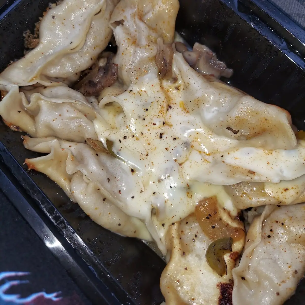 Philly Cheesesteak Dumplings
