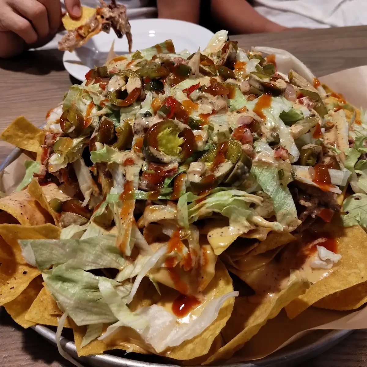 BBQ Beer Cheese Nachos