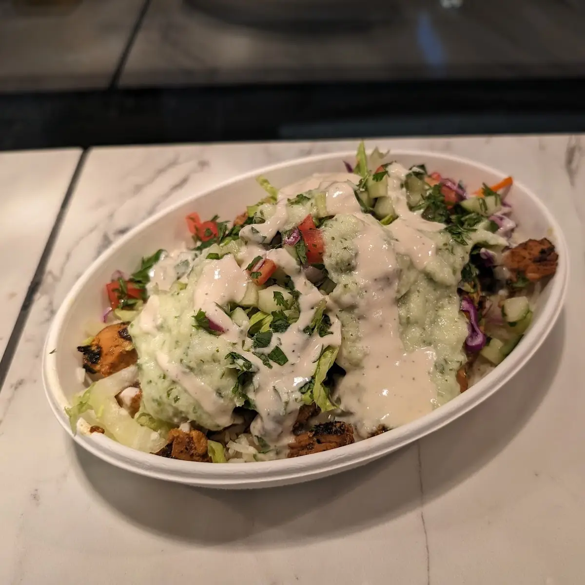 Rice Bowl Desi Chicken Tikka