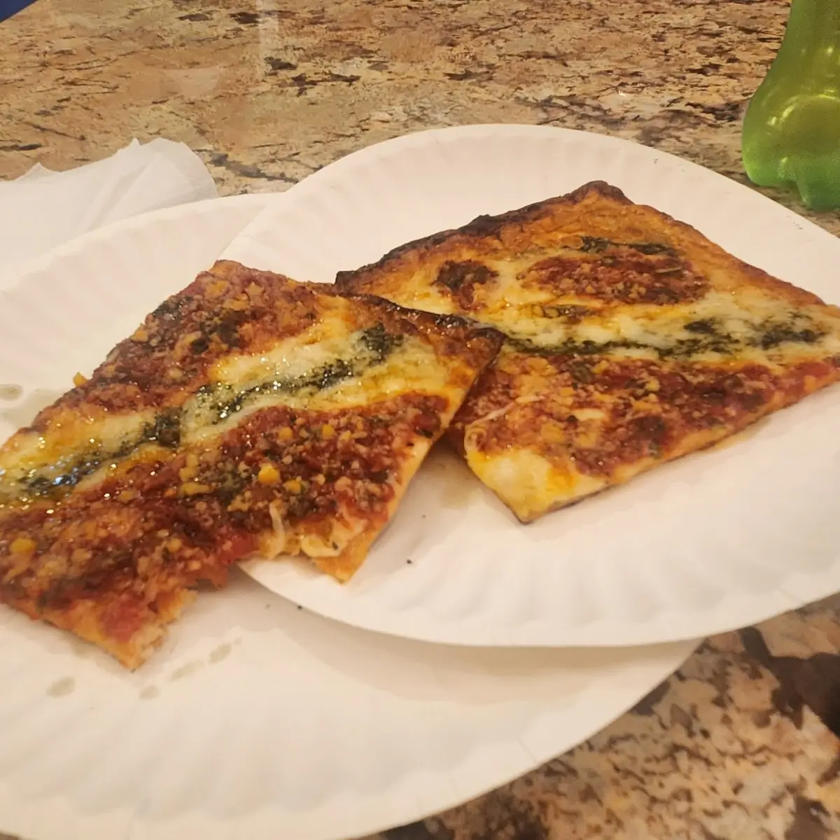 Square Upside Down Pizza