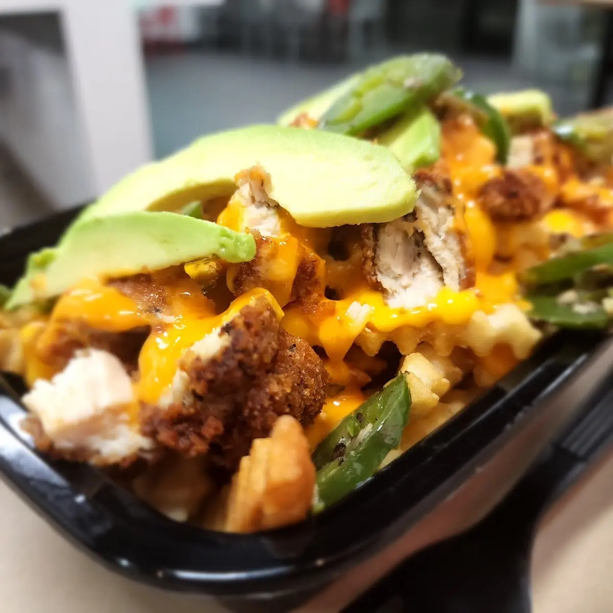 Crispy Chicken Nacho Fries