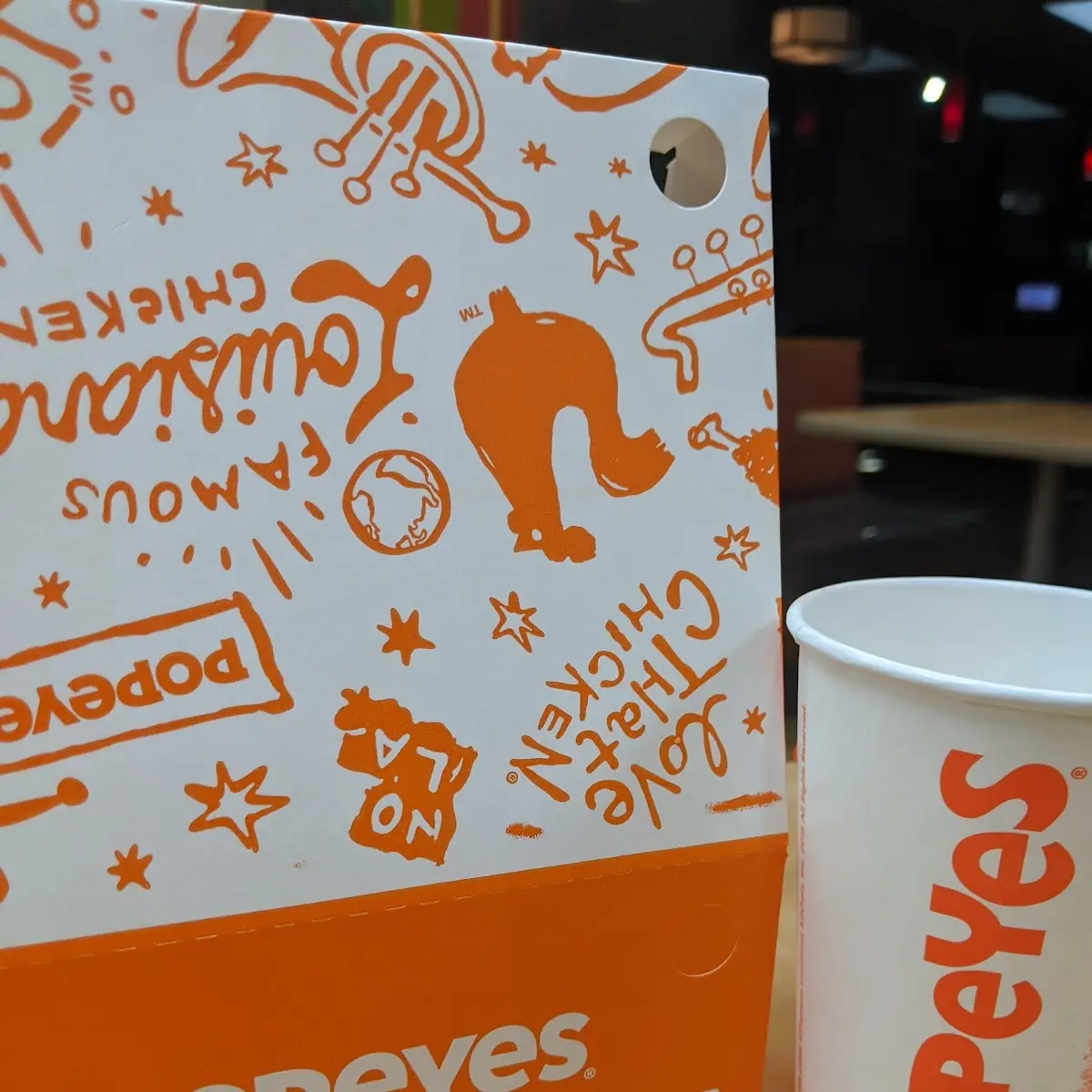 Popeyes Chicken Tender Basket