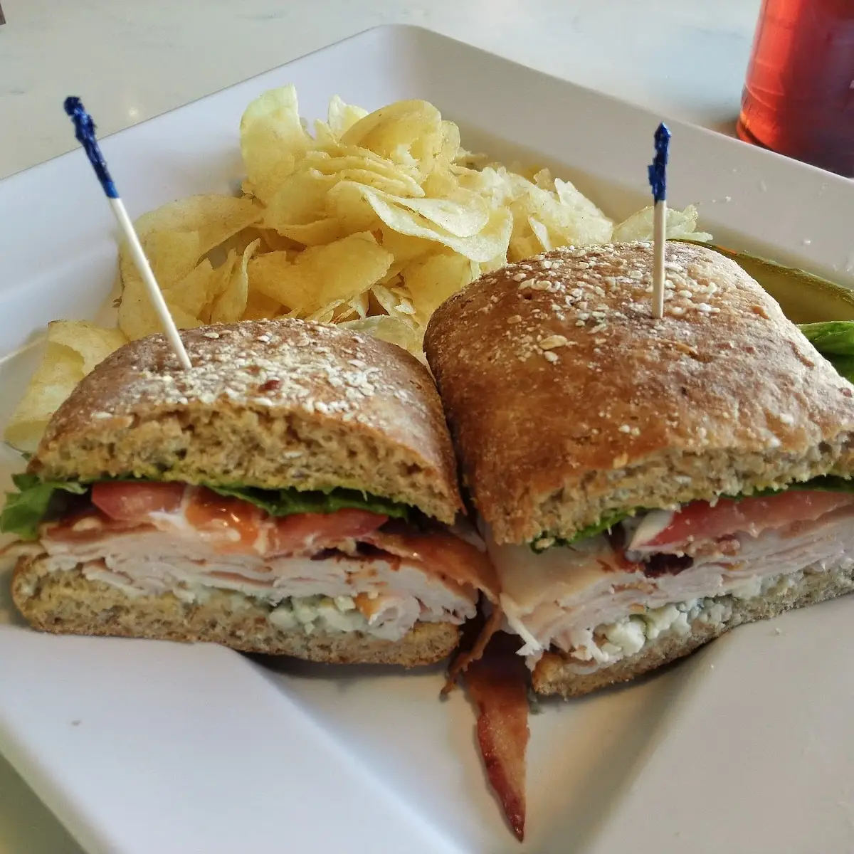Turkey Cobb Sandwich with Original Potato Chips