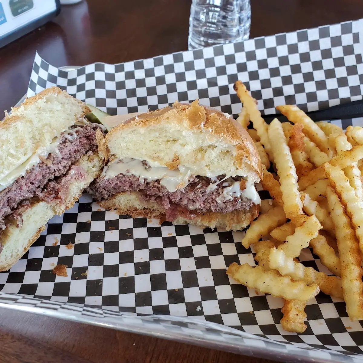 Cheese Burger with Fries