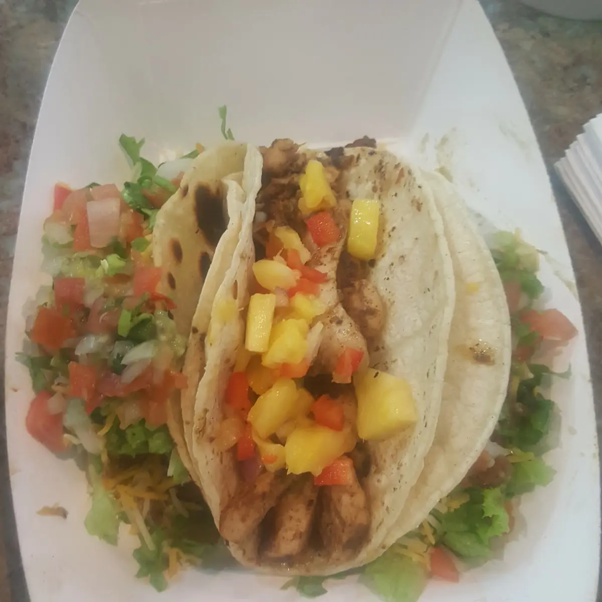 Jerk Chicken Taco Plate (2)
