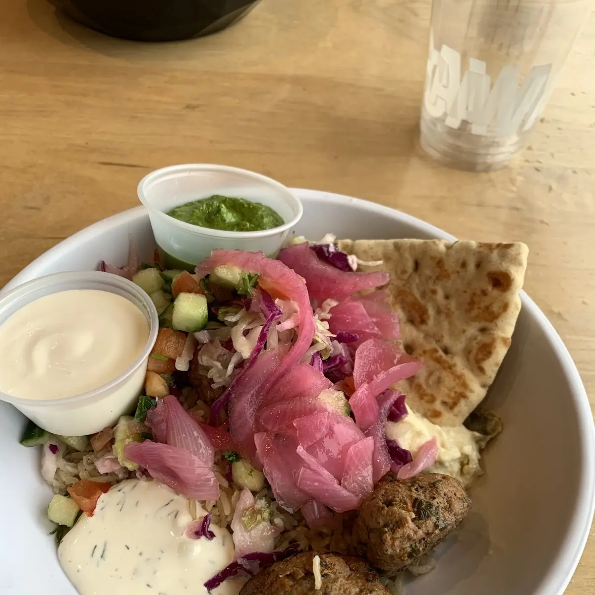 Rice Bowl with Meat Balls