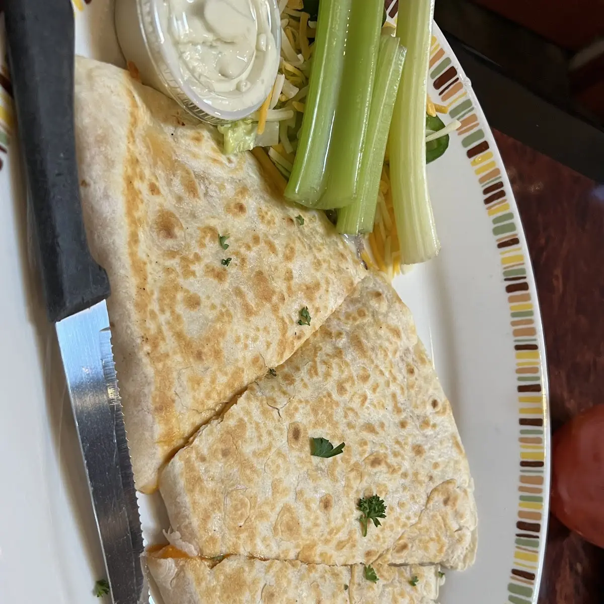 Buffalo Chicken Quesadilla