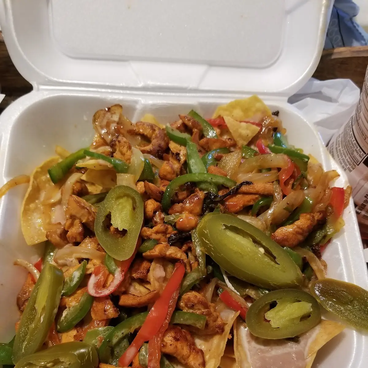 Grilled Chicken Nachos