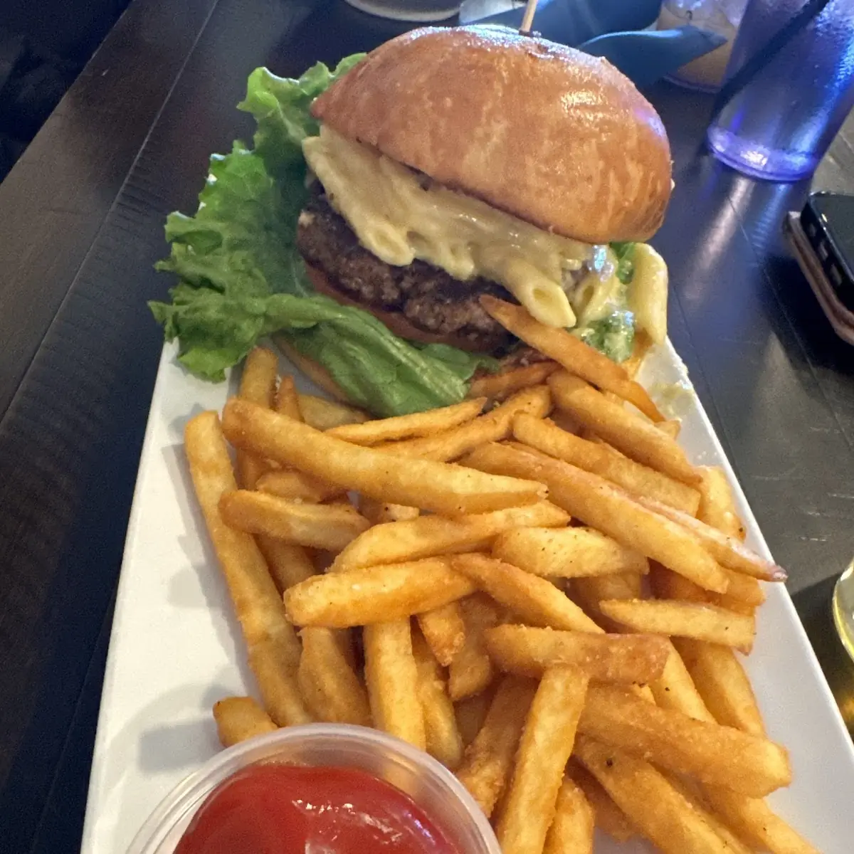Macaroni and Cheese Burger